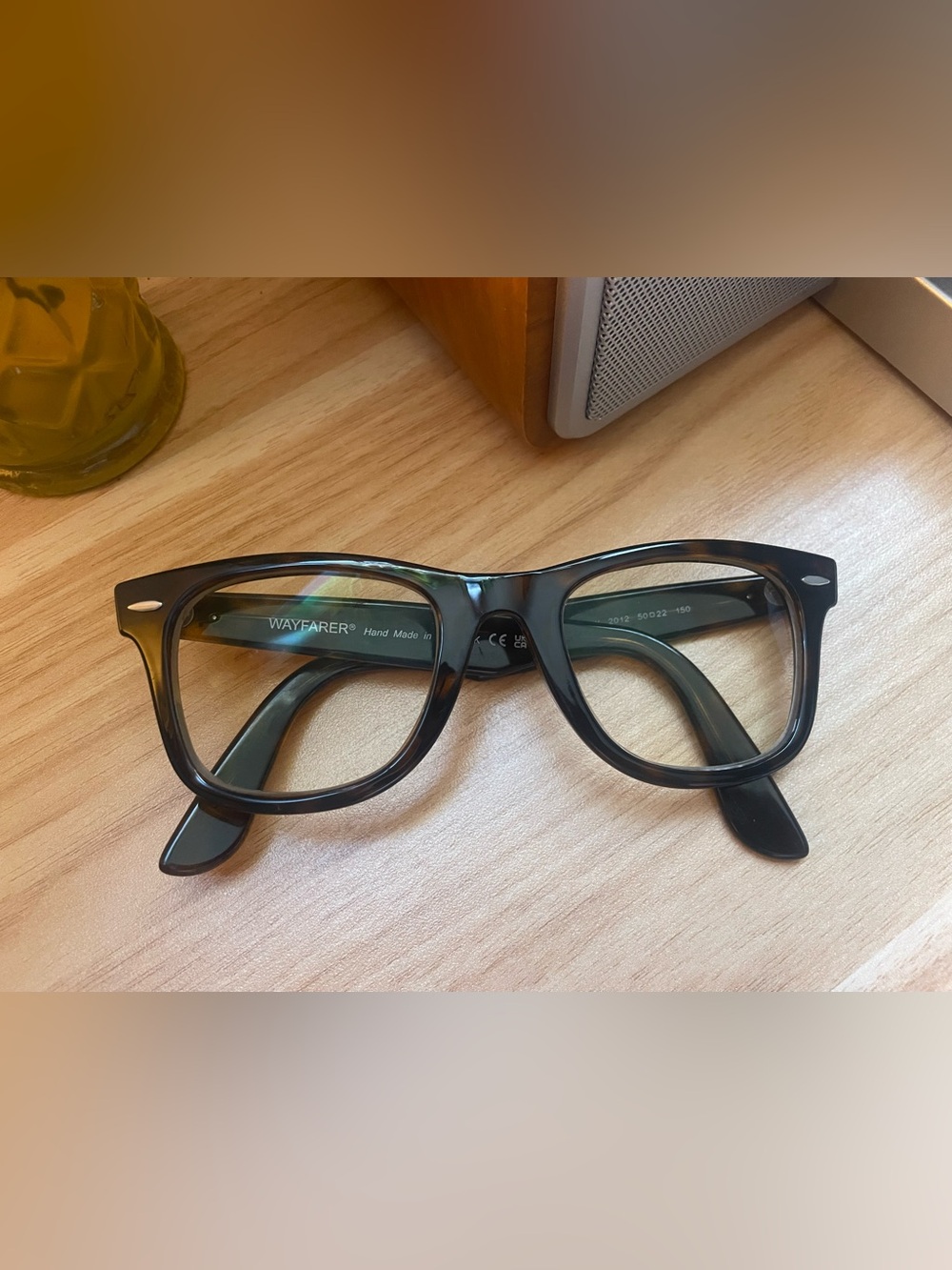 Tortiseshell RayBans Wayfarer Glasses - Classic Frame